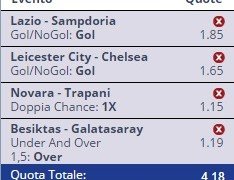Scommessa vincente 14-12-15