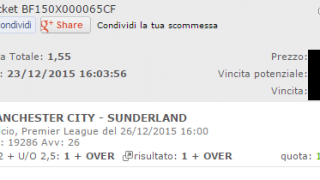 Scommessa vincente 26-12-15