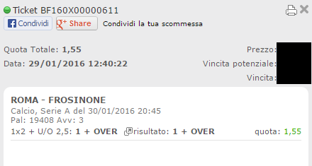 combo roma-frosinone