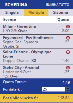 scommesse pronte di oggi 2016-01-17