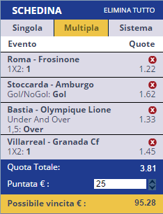 scommesse pronte di oggi 2016-01-30