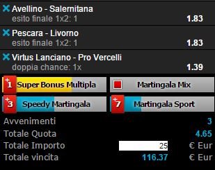 scommesse pronte Serie b 2016-01-16