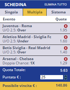 scommesse pronte di oggi 2016-01-24