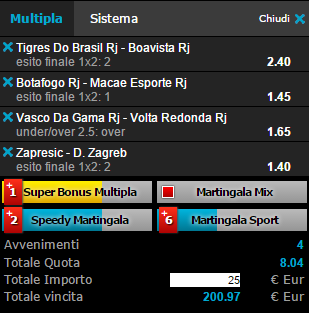 scommesse pronte di oggi 2016-02-10