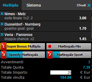 scommesse pronte di oggi 2016-02-22