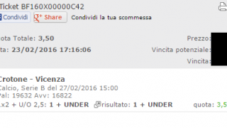 Scommesse vincenti 27-02-16