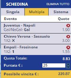 scommesse pronte Serie a 2016-02-13