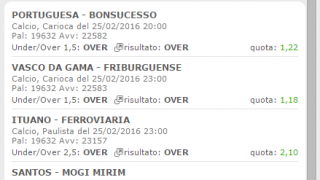 Scommessa vincente 25-02-16