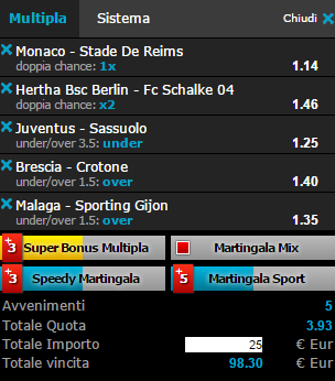 scommesse pronte di oggi 2016-03-11