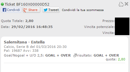 combo salernitana-entella