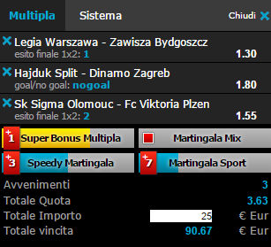 scommesse pronte di oggi 2016-03-16