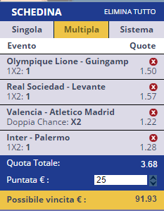 scommesse pronte di oggi 2016-03-06