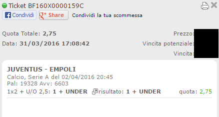 combo juventus-empoli