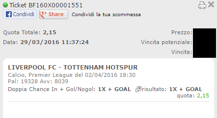 combo liverpool-tottenham