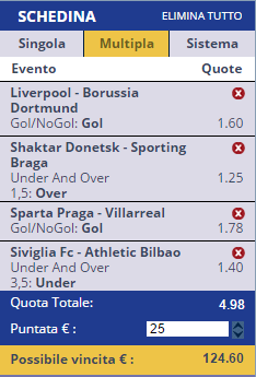scommesse pronte Europa League 2016-04-14
