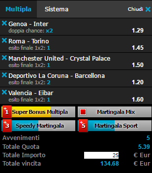 scommesse pronte di oggi 2016-04-20