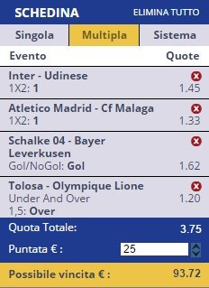 scommesse pronte di oggi 2016-04-23