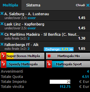 scommesse pronte di oggi 2016-05-20