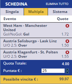 scommesse pronte di oggi 2016-05-10