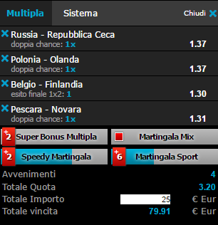 scommesse pronte di oggi 2016-06-01