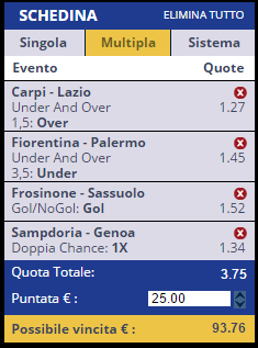 scommesse pronte Serie a 2016-05-08