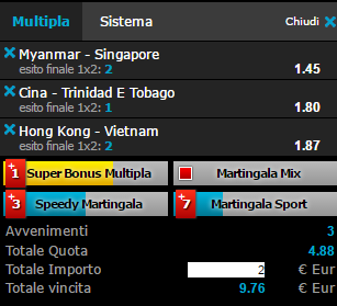 scommesse pronte di oggi 2016-06-03