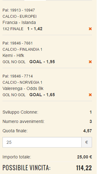 scommesse pronte di oggi 2016-07-03