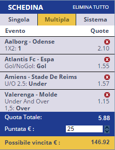 scommesse pronte di oggi 2016-08-01