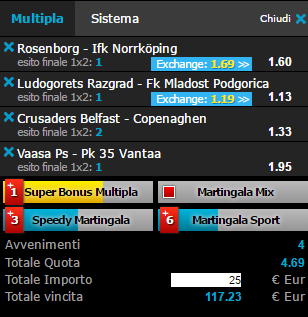 scommesse pronte di oggi 2016-07-13