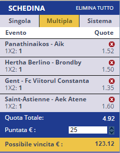 scommesse pronte di oggi 2016-07-28