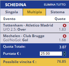 scommesse pronte di oggi 2016-07-29