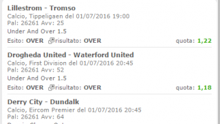 Scommessa vincente 01-07-16