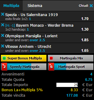scommesse pronte Serie a 
