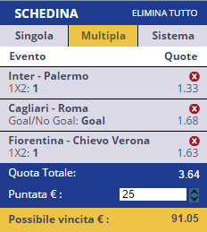 scommesse pronte Serie a 2016-08-28