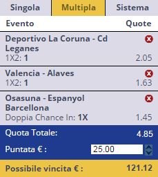 scommesse pronte Liga 2016-09-21