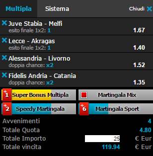 scommesse pronte di oggi 2016-09-04