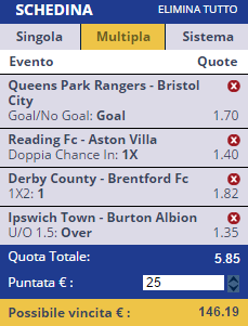 scommesse pronte Europei 2016-10-18