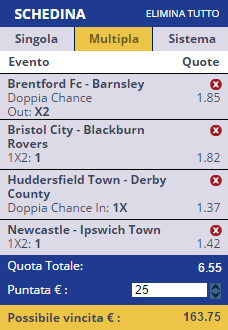 scommesse pronte Europei 2016-10-22