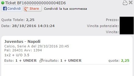 combo vincente juve-napoli