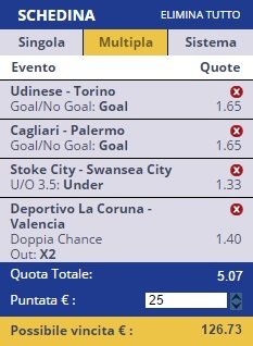 scommesse pronte di oggi 2016-10-31