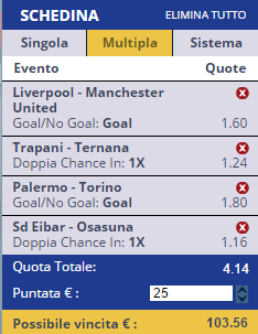 scommesse pronte di oggi 2016-10-17