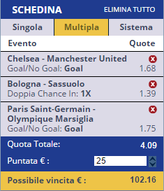scommesse pronte di oggi 2016-10-23