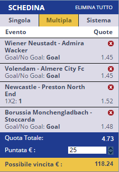 scommesse pronte di oggi 2016-10-25
