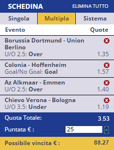 scommesse pronte di oggi 2016-10-26