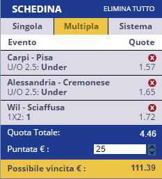 scommesse pronte di oggi 2016-10-03