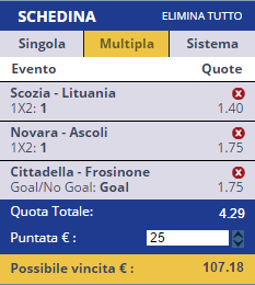 scommesse pronte di oggi 2016-10-08
