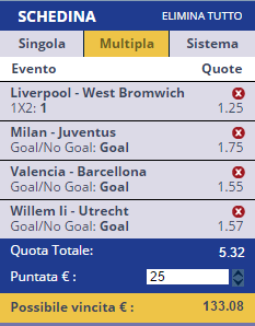 scommesse pronte di oggi 2016-10-22