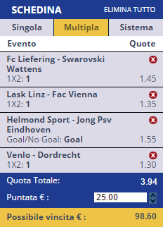 scommesse pronte di oggi 2016-11-04