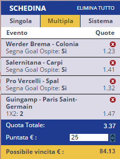 scommesse pronte di oggi 2016-12-17