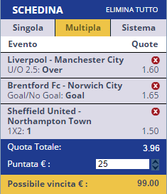 scommesse pronte di oggi 2016-12-31
